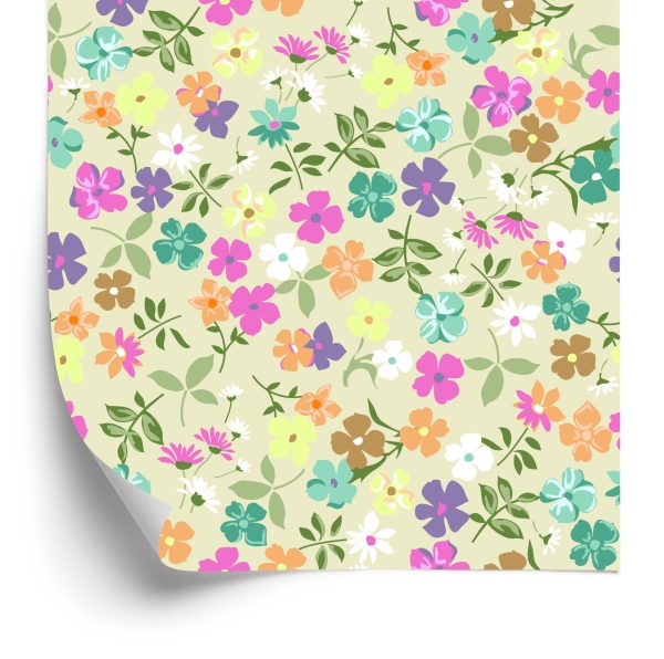 Behang Delicaat Bloemenpatroon