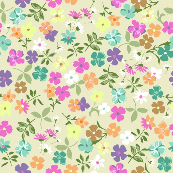 Behang Delicaat Bloemenpatroon - Afbeelding 2