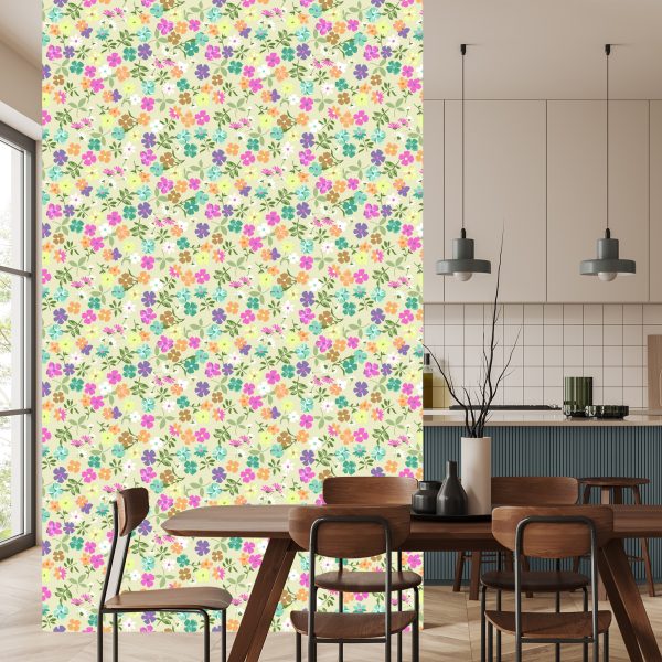 Behang Delicaat Bloemenpatroon - Afbeelding 4