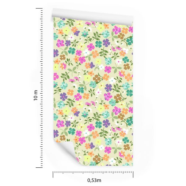 Behang Delicaat Bloemenpatroon - Afbeelding 8