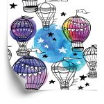 Behang Ballonnen Tegen De Sterren