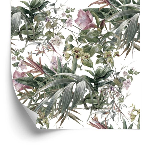 Behang Aquarel Bloemen