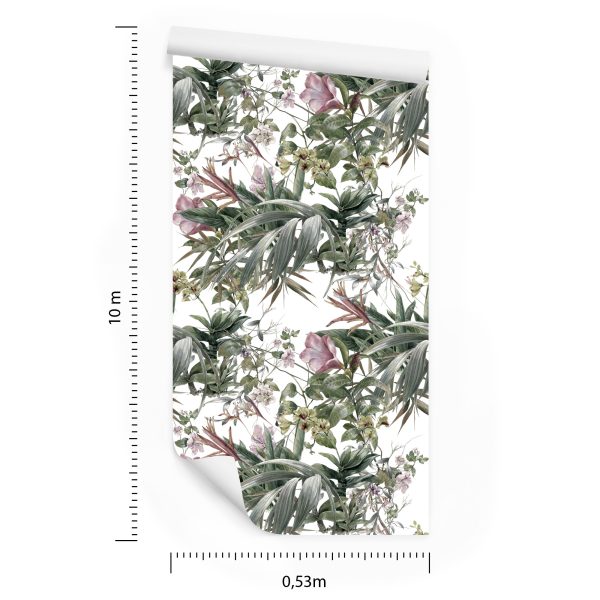 Behang Aquarel Bloemen - Afbeelding 8