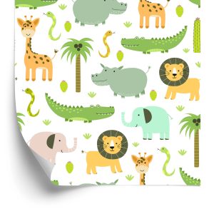 Behang Wilde Dieren Voor Kinderen