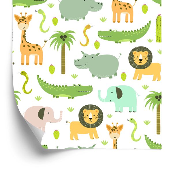 Behang Wilde Dieren Voor Kinderen