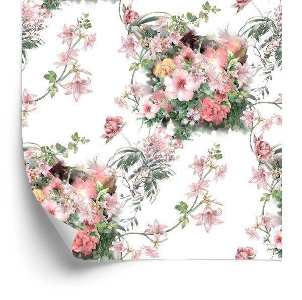 Behang Mooie Bloemboeketten