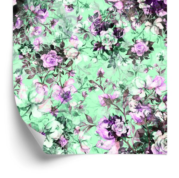 Behang Diverse Bloemen
