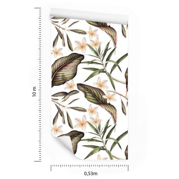 Behang Delicate Bloemen - Afbeelding 8