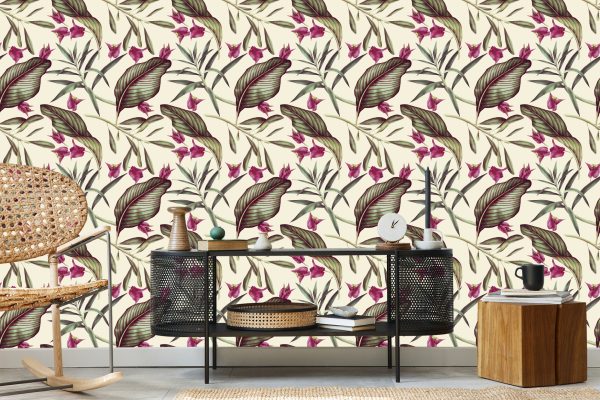 Behang Mooie Bloemen - Afbeelding 5