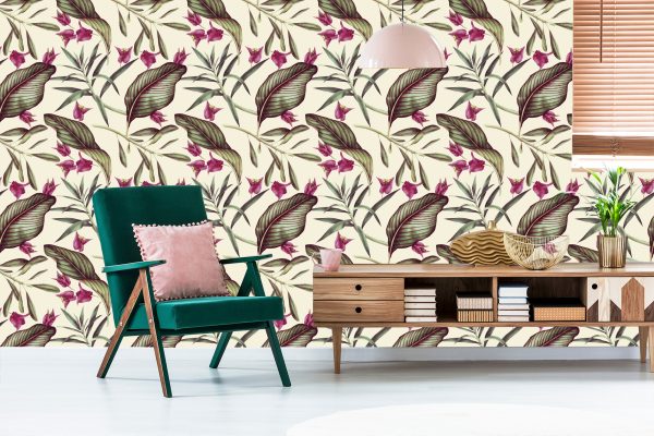 Behang Mooie Bloemen - Afbeelding 6