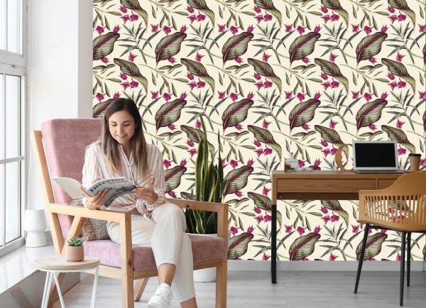 Behang Mooie Bloemen - Afbeelding 7