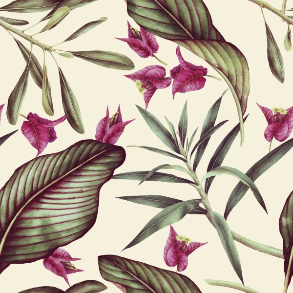 Behang Mooie Bloemen - Afbeelding 2