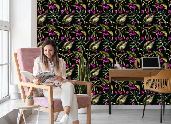 Behang Bloemen W - Afbeelding 7
