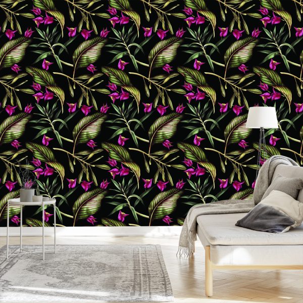 Behang Bloemen W - Afbeelding 3