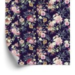 Behang Vintage Bloemen