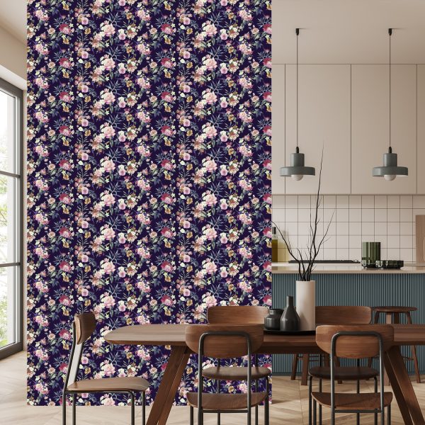 Behang Vintage Bloemen - Afbeelding 4