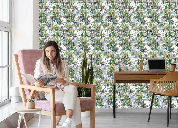 Behang Voor Kinderen - Savanne Wilde Dieren - Afbeelding 7
