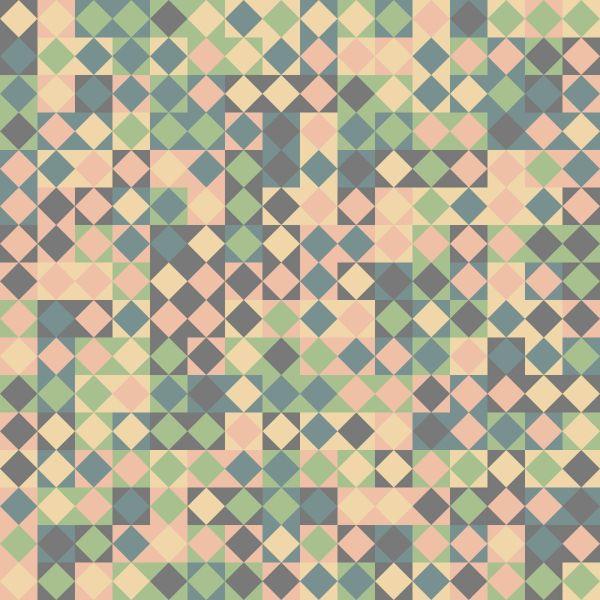 Behang Geometrische Abstractie - Afbeelding 2