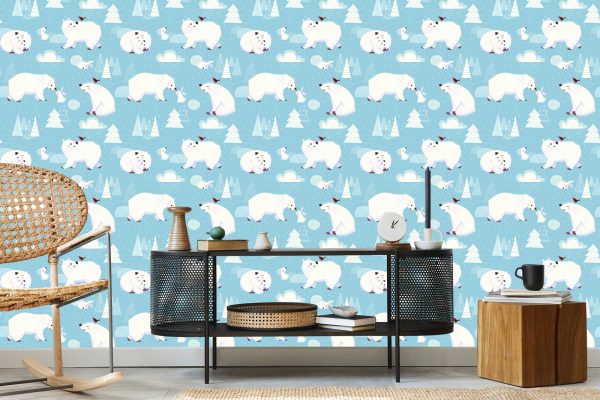 Behang Voor Kinderen - Pooldieren - Afbeelding 5