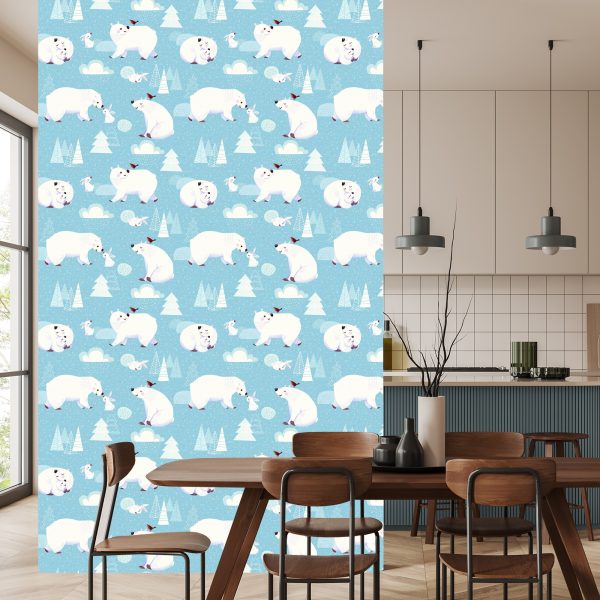 Behang Voor Kinderen - Pooldieren - Afbeelding 4