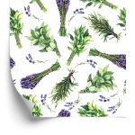 Behang Lavendel Kruiden
