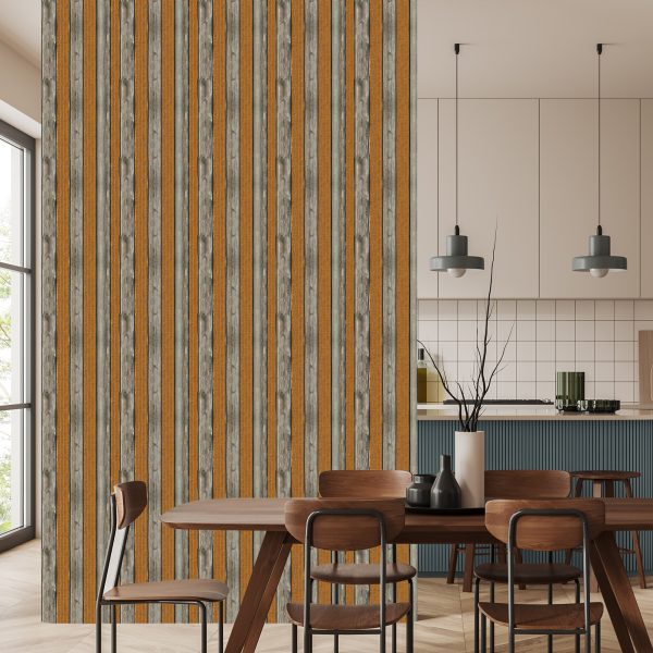 Behang Houten Planken - Afbeelding 4