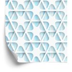 Behang Optische Geometrische 3D Voor De Slaapkamer