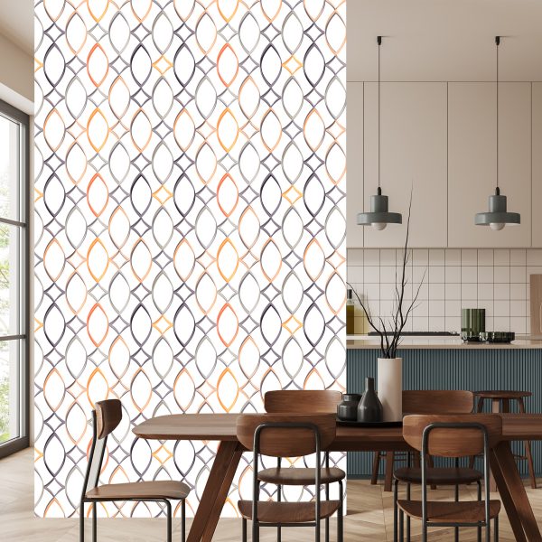 Behang Kleurrijke Geometrische Patronen - Afbeelding 4