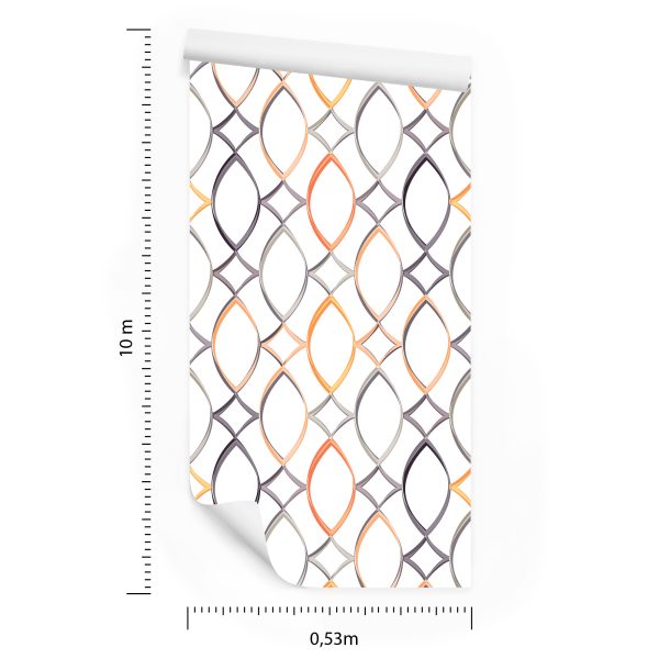 Behang Kleurrijke Geometrische Patronen - Afbeelding 8