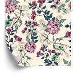Behang Romantische Bloemen