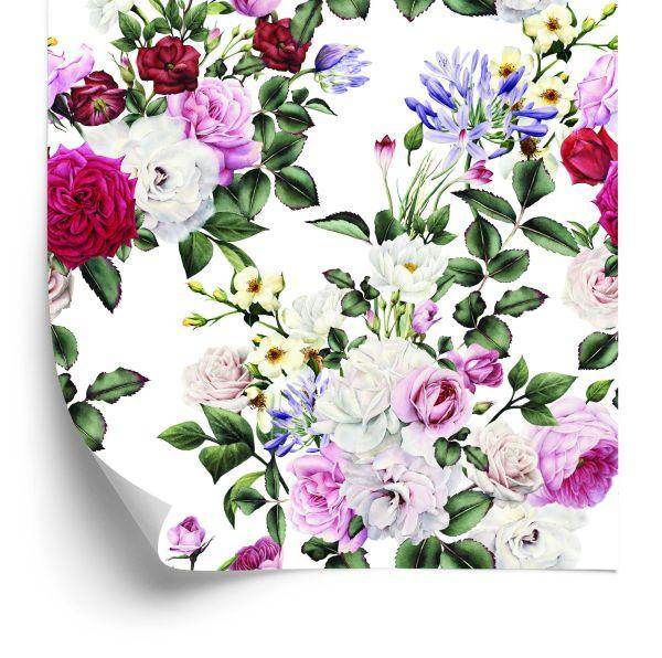 Behang Bloemen Compositie