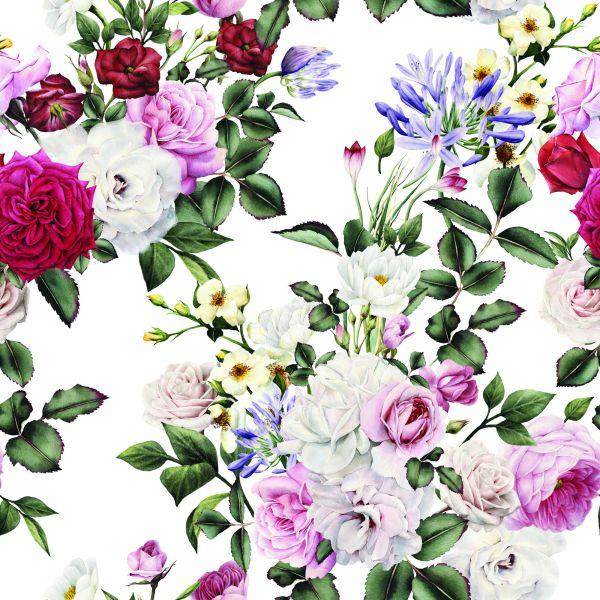 Behang Bloemen Compositie - Afbeelding 2