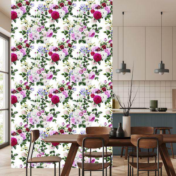 Behang Bloemen Compositie - Afbeelding 4