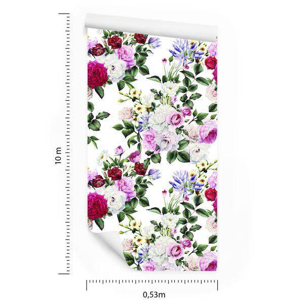 Behang Bloemen Compositie - Afbeelding 8