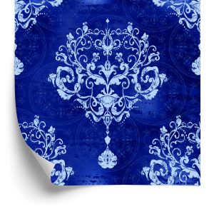 Behang Damascus Ornamenten