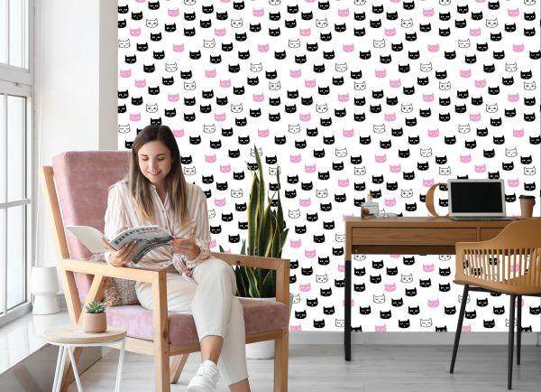 Behang Voor Kinderen - Katten - Afbeelding 7