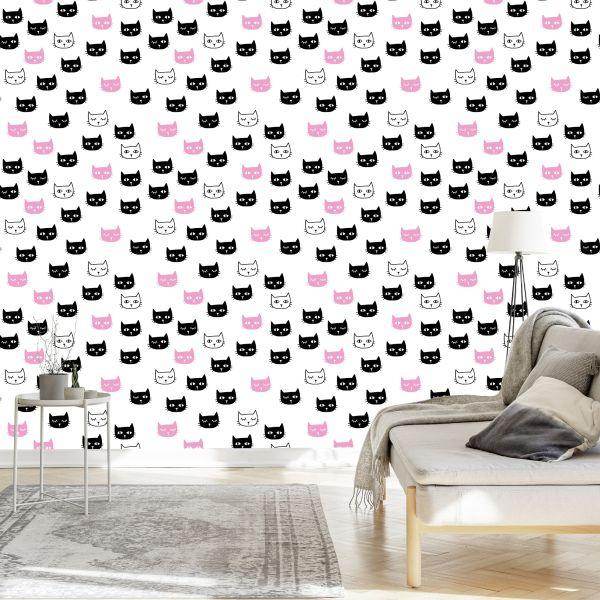 Behang Voor Kinderen - Katten - Afbeelding 3