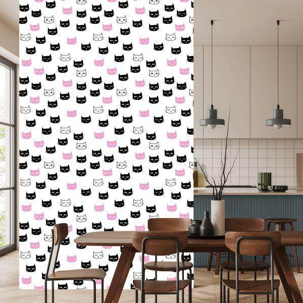 Behang Voor Kinderen - Katten - Afbeelding 4
