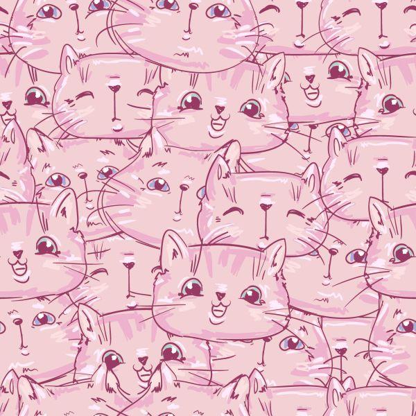 Behang Voor Kinderen - Kleine Katten - Afbeelding 2