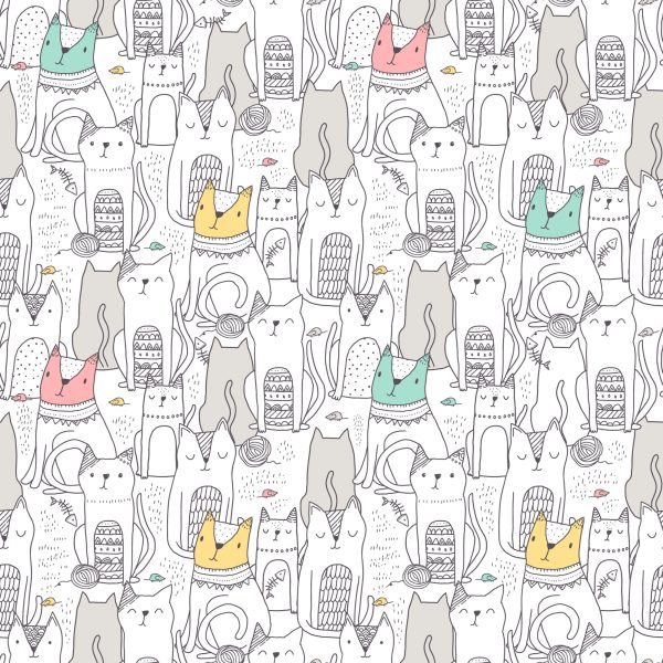 Behang Lieve Katten - Afbeelding 2