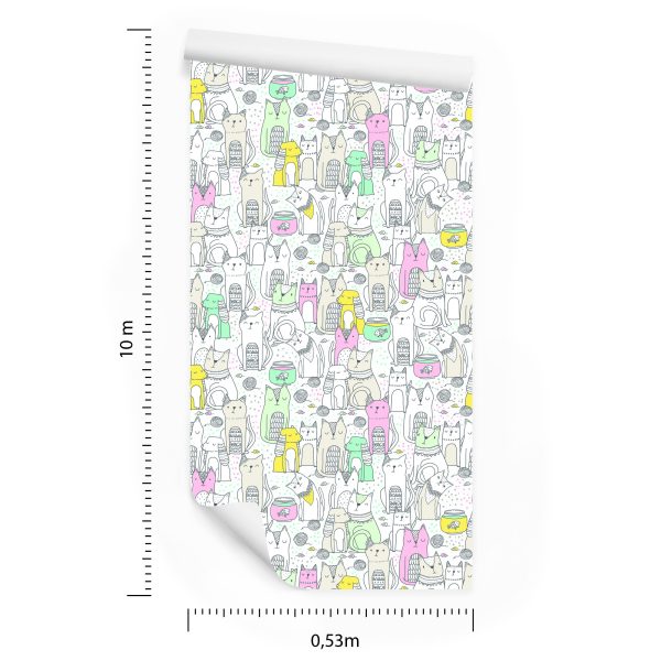 Behang Katten En Honden - Afbeelding 8