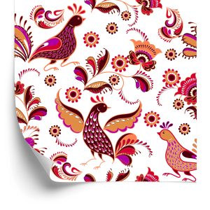Behang Planten En Vogels