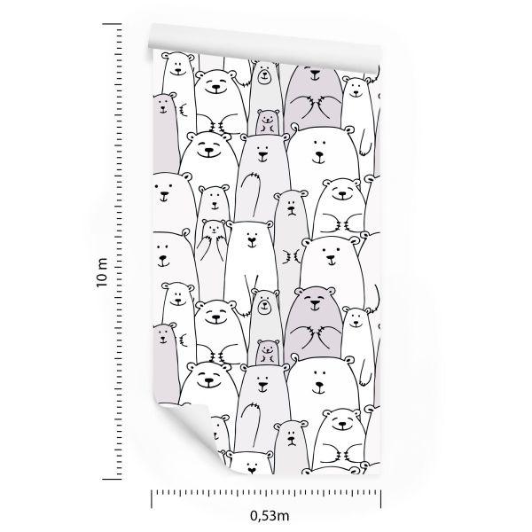 Behang Dieren Teddyberen - Afbeelding 8