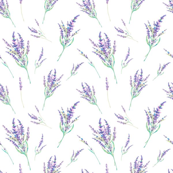 Behang Lavendel Samenstelling - Afbeelding 2