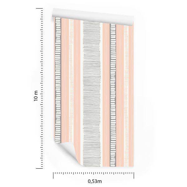 Behang Verticale Strepen - Abstractie - Afbeelding 8