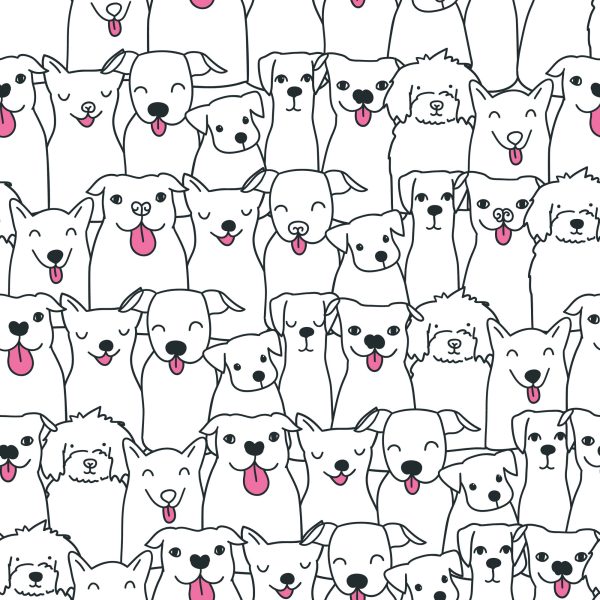 Behang Puppy's Voor Kinderen - Afbeelding 2
