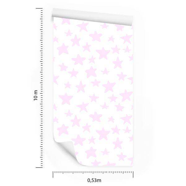 Behang Roze Sterren - Afbeelding 8