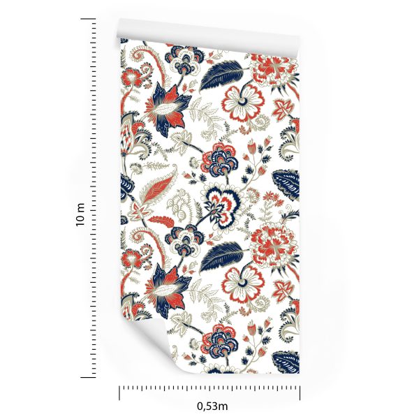 Behang Kleurrijke Wilde Bloemen - Afbeelding 8