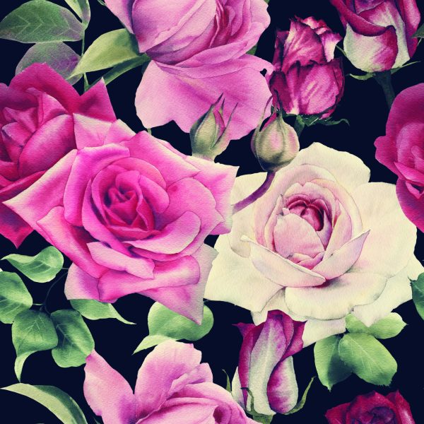 Behang Vintage Bloemen - Afbeelding 2