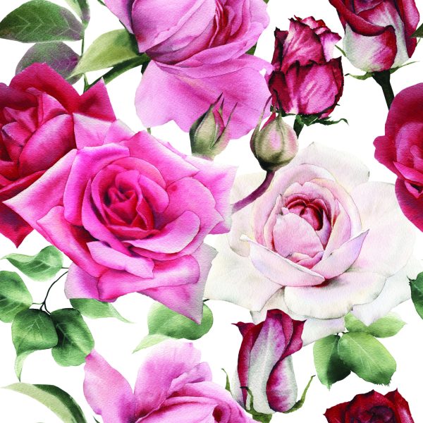 Behang Rozen In Trendy Kleuren - Afbeelding 2